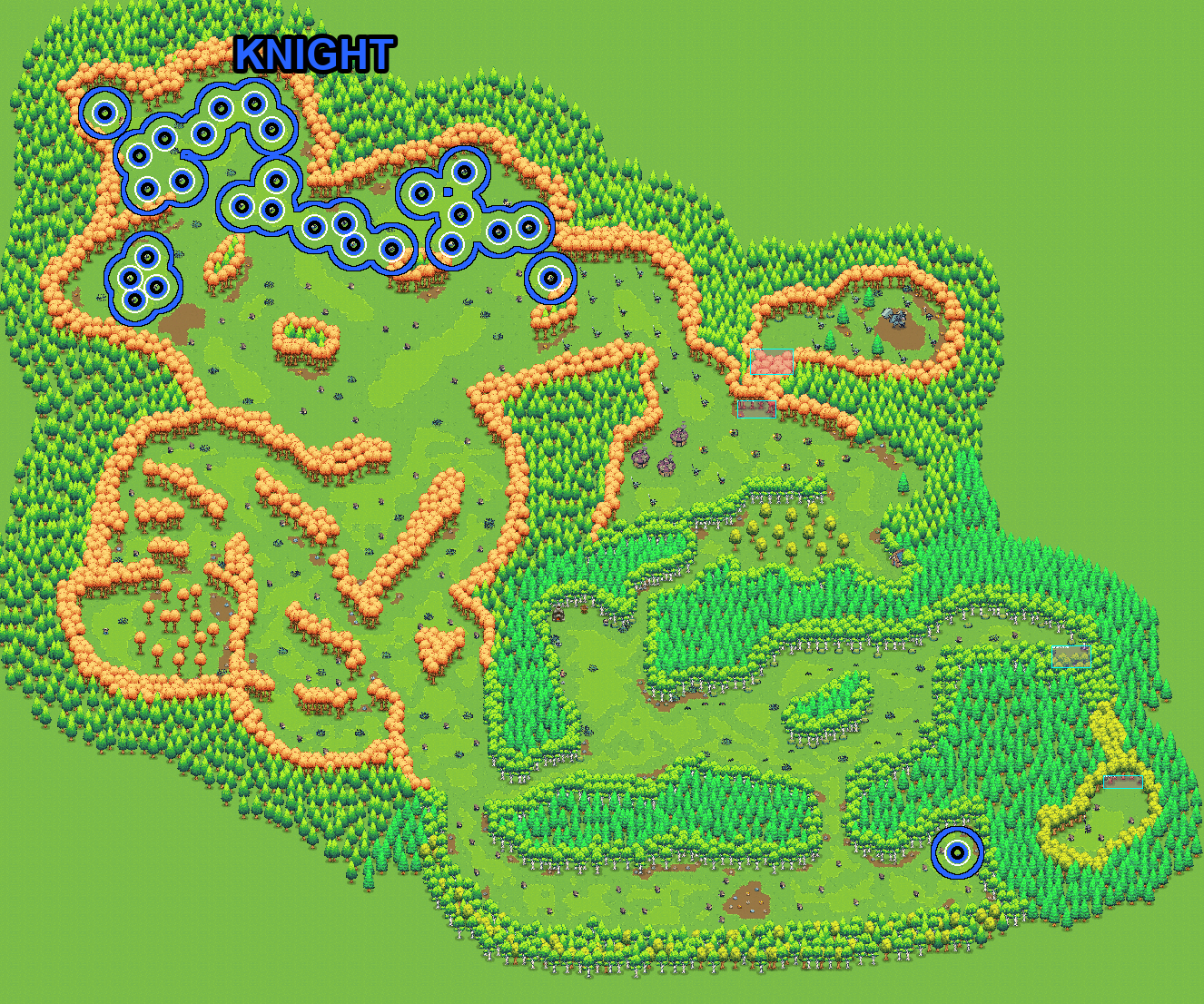 Knight spawn map