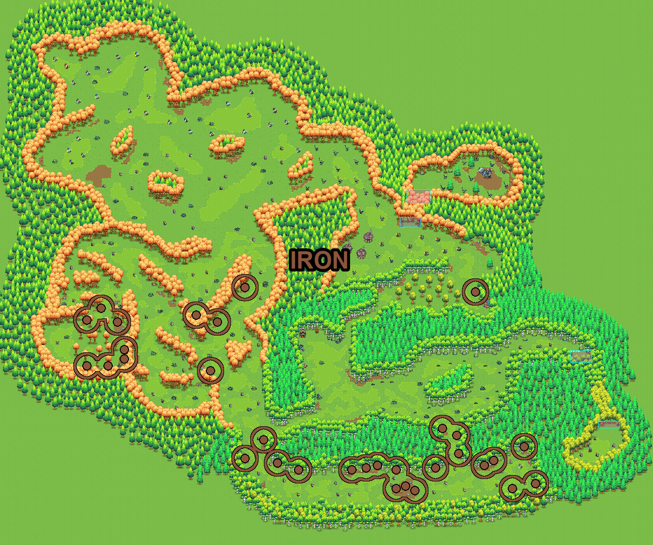 Iron Node locations
