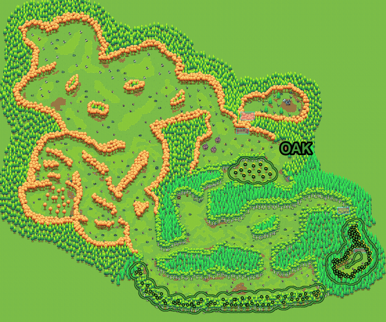 Oak Tree locations
